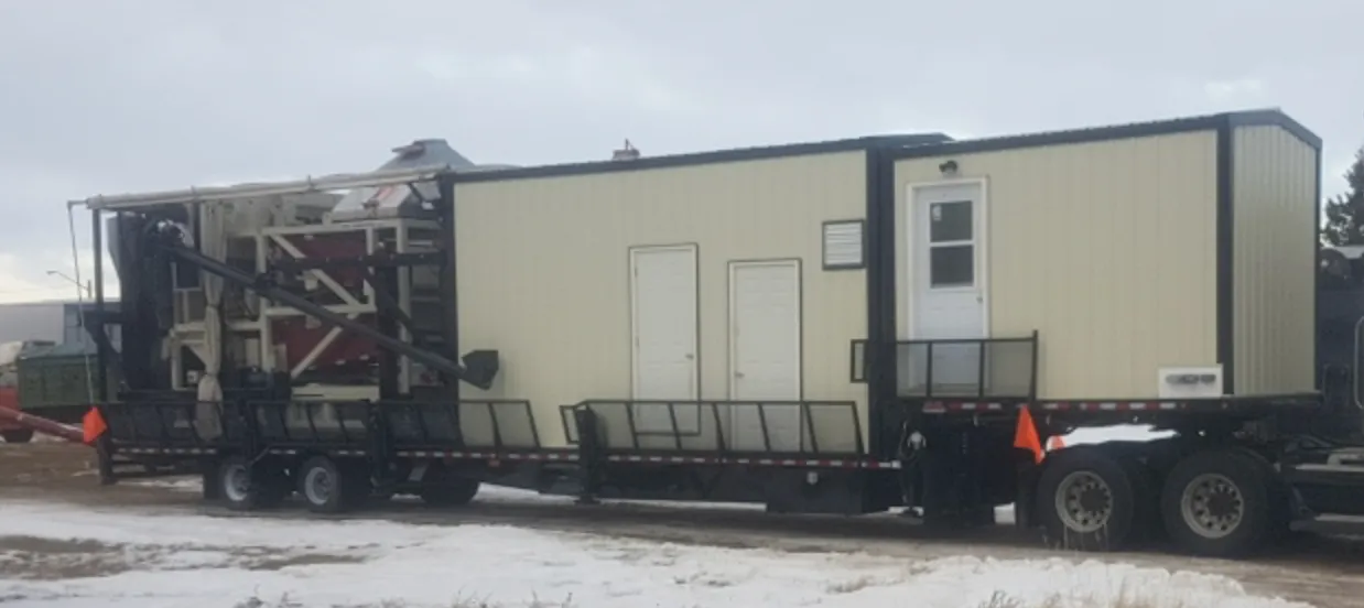 SMS 1000 CS mobile grain cleaner